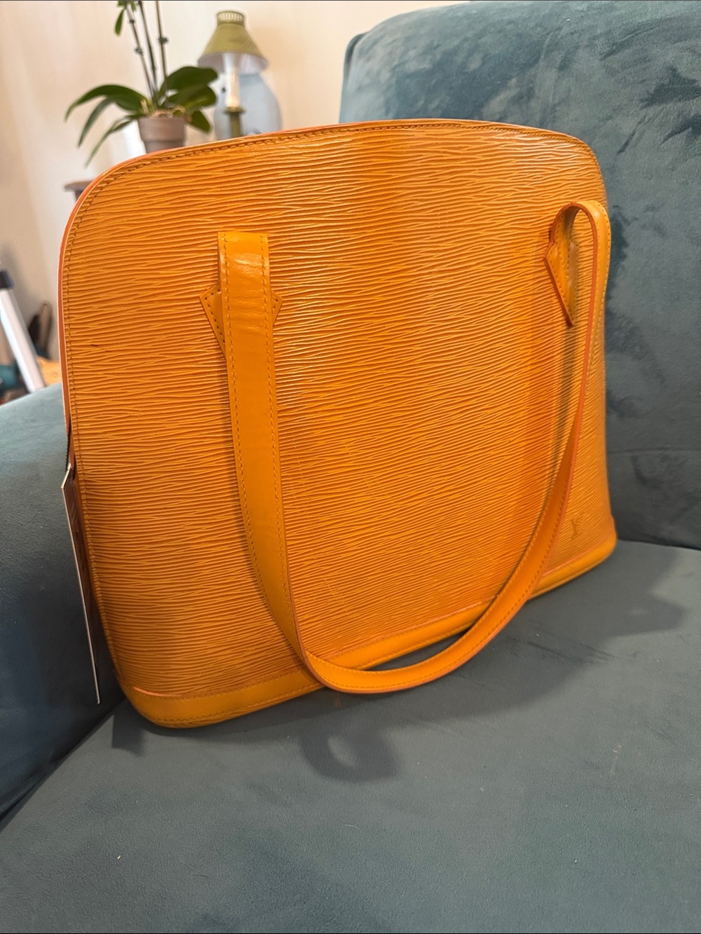 Louis Vuitton Bright Yellow Dome-Style Shoulder Bag